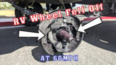 RV Wheel Sheared Off on Highway | Broken Trailer Axle | Fulltime RV Maintenance/Repair