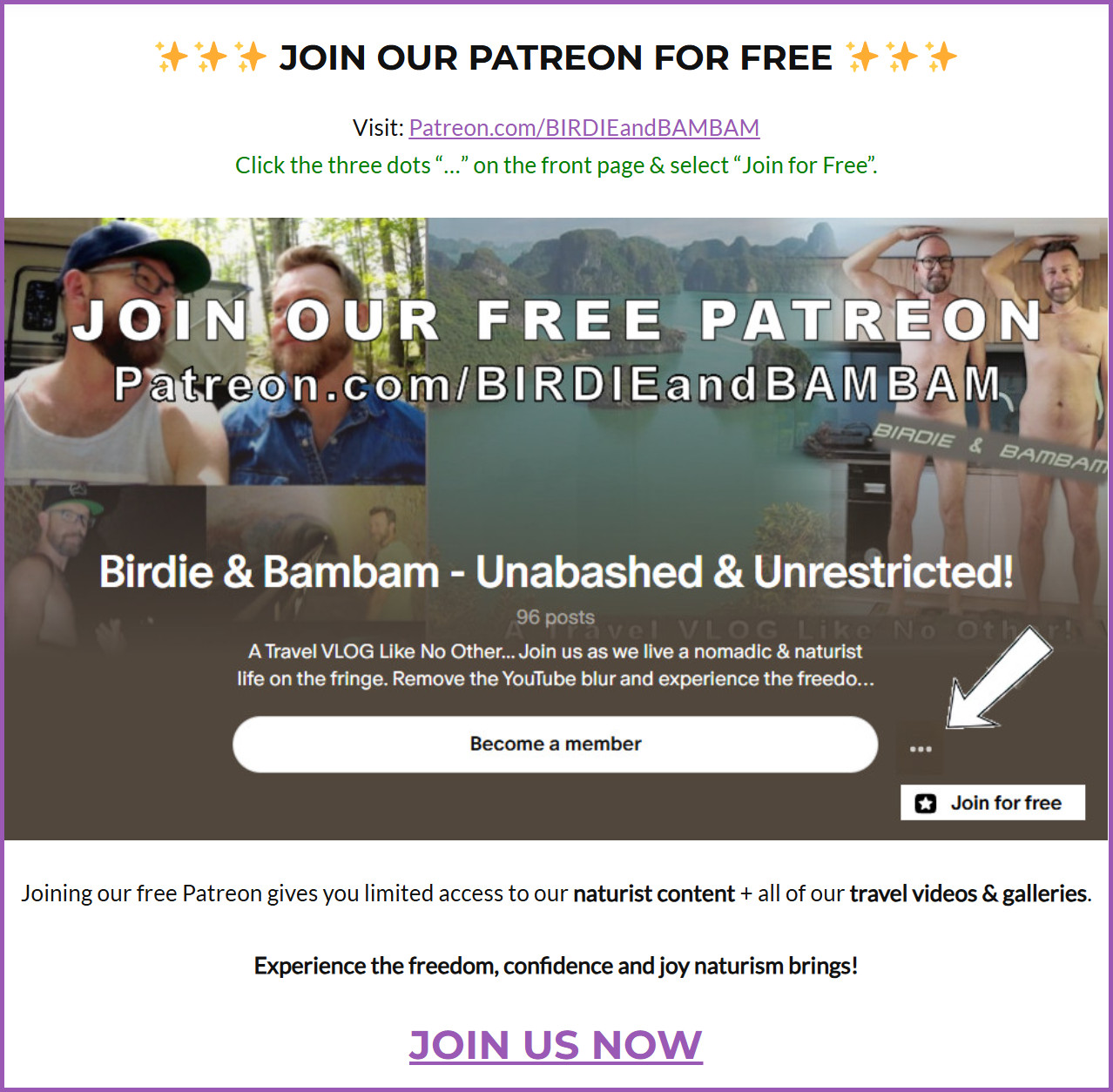 Birdie & Bambam's Patreon